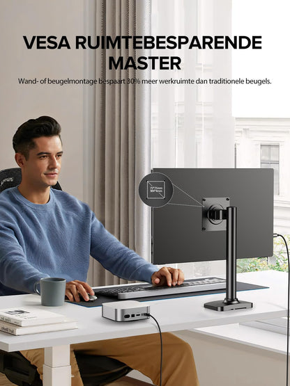 Draagbare Monitor – Portable Monitor – Extra Scherm – Laptop Scherm – 4K UHD Resolutie – 16 Inch – 1200 Nits Helderheid – 1 ms Reactietijd
