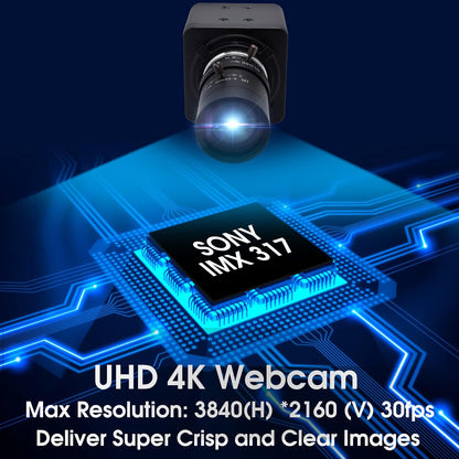 Svpro USB Web Camera 5-50mm Handmatig Zoom Varifocal 4K High Definition Mini Box Cmos USB Camera HD