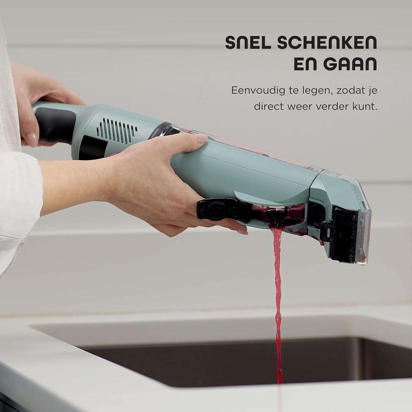 Shark StainForce snoerloze vlekkenverwijderaar, lichtgewicht en draagbare vlekkenverwijderaar voor tapijten, bekleding, trappen, auto's, met opvangbak, accessoires en 2x reinigingsoplossing, HX100EUCP