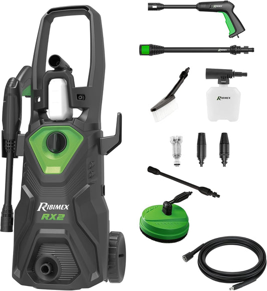Hogedrukreiniger – Drukspuit – Schoonmaakspuit – Waterstraler – Reinigingsapparaat – 1600 W Motorvermogen – 130 Bar Maximale Druk
