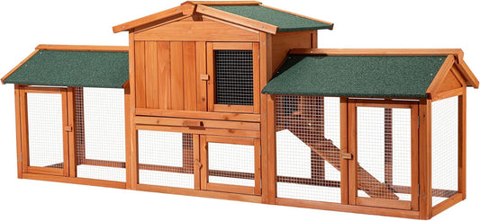 XXL konijnenhok hazenstal vrije loopruimte kleine dieren konijnenkooi kooi huisdieren