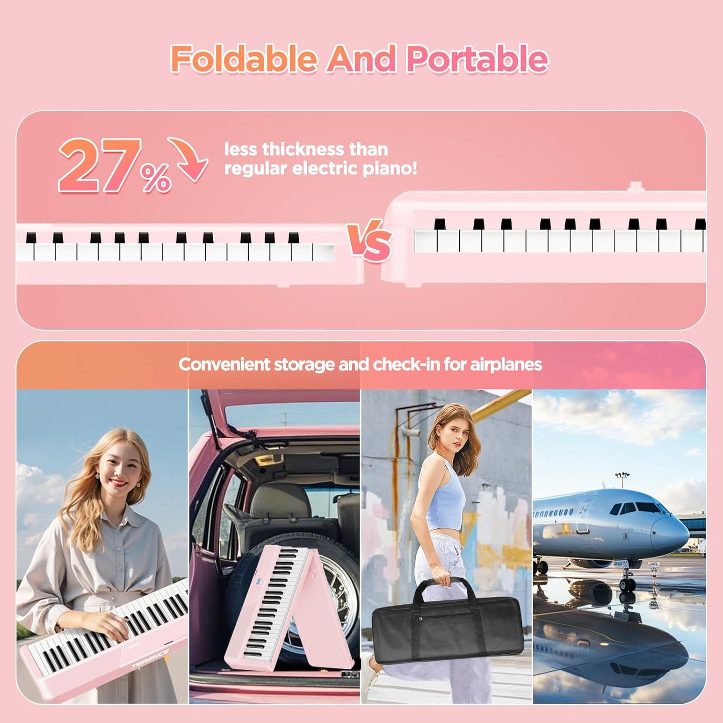 Digitale Piano – Keyboard – Elektrische Piano – Toetsenbordpiano – Piano Toetsenbord – 88 Gewogen Toetsen – 2 X 15W Luidsprekers
