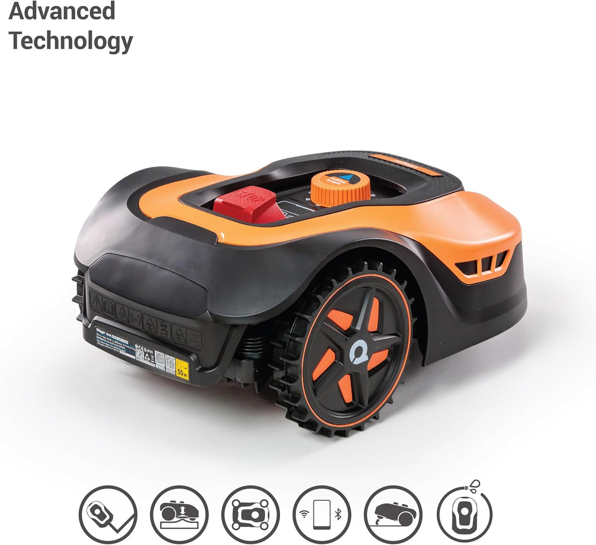 Robotgrasmaaier – Robotmaaier – Automatische Grasmaaier – Gazonschaar – Tuinmaaier – 1000 m² Werkoppervlak – Stil Met App Bediening