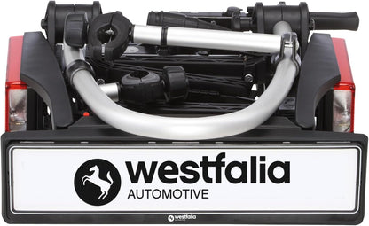 Westfalia BC 60 Fietsendrager voor trekhaak, opvouwbare bagagerek voor 2 fietsen, geschikt voor e-bikes