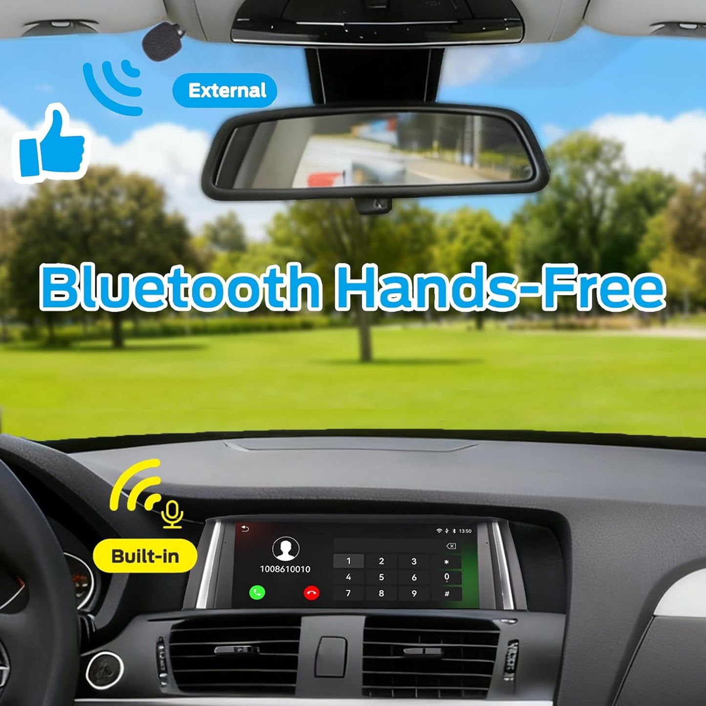 Fast Boot Linux Autoradio Compatible with BMW X3 X4 Series F25 F26 (2011-2013) CIC iDrive Upgrade |Bluetooth/Wireless CarPlay/Android Auto | Retains OEM Controls