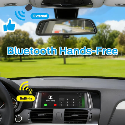 Fast Boot Linux Autoradio Compatible with BMW X3 X4 Series F25 F26 (2011-2013) CIC iDrive Upgrade |Bluetooth/Wireless CarPlay/Android Auto | Retains OEM Controls