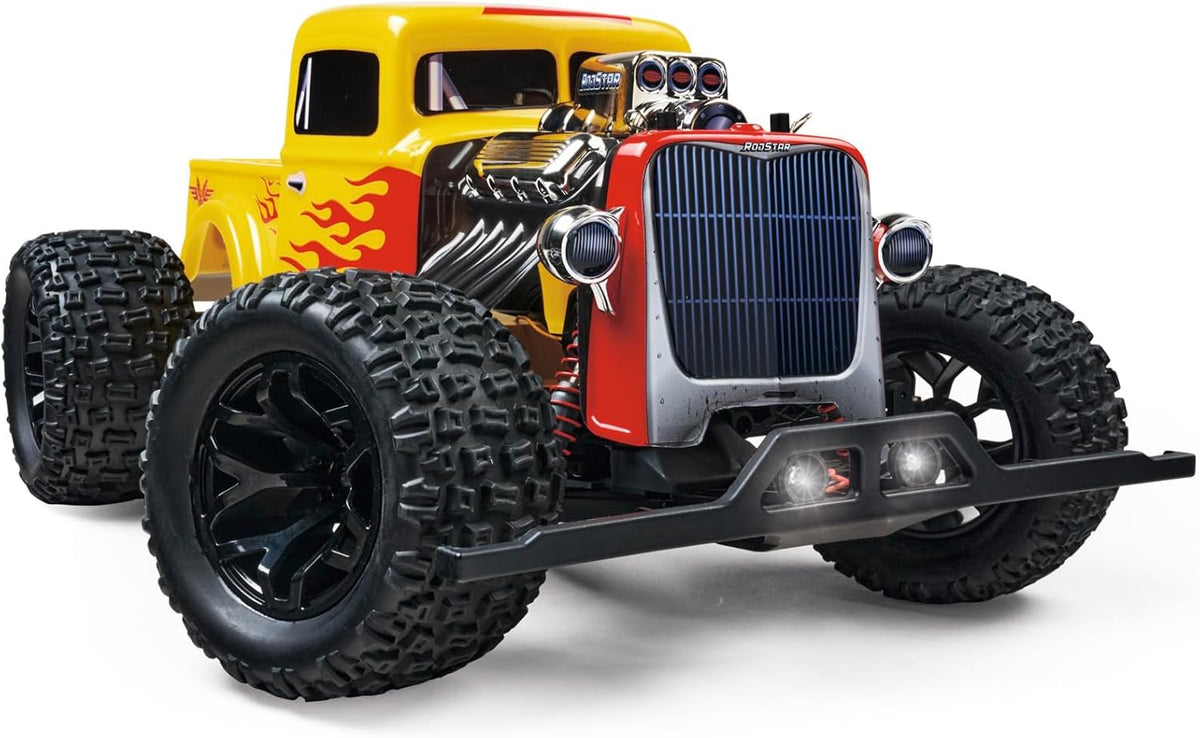 Carson 500404313 1:10 Rodstar 2.4GHz 100% RTR - Op afstand bestuurbare auto, off-road truggy, incl. batterijen en afstandsbediening, bedrukte carrosserie