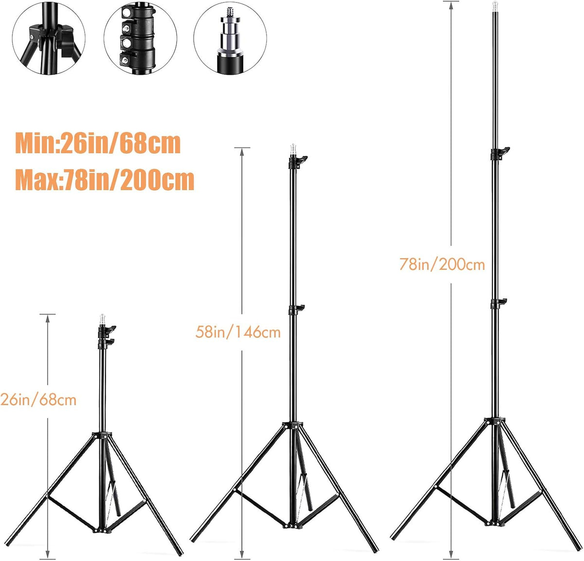 Softbox-verlichtingsset 3-delig – Fotostudio Kit – Fotolichtset – Studiolicht – Continu Licht – 85 W Dimbare Tweekleurige LED-lampen 2800K-5700K – 50 x 70 cm Softboxen met Afstandsbediening en Verstelbare Statieven