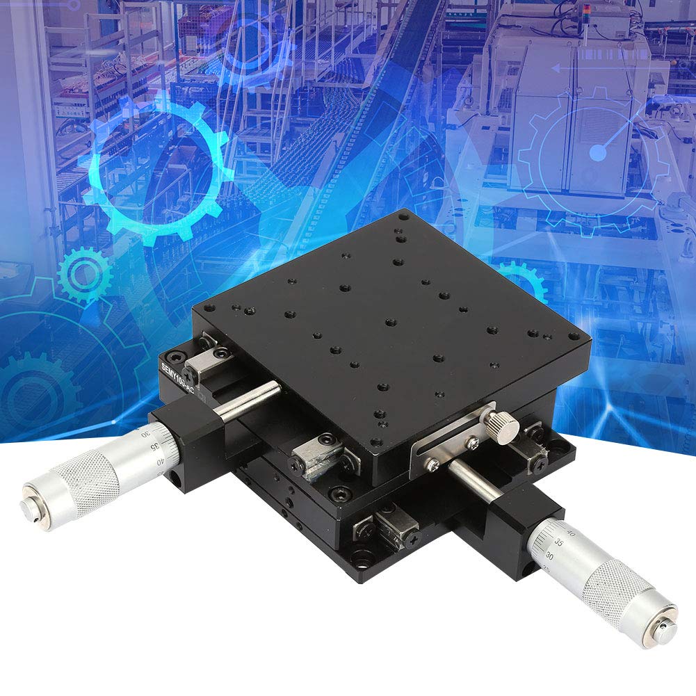 Trimmen Platform, XY Lineair Stadium SEMY100-AC Micrometer Handmatige Dia Tafel Trimmen Platform Roller Stadia 100 * 100 * 40mm