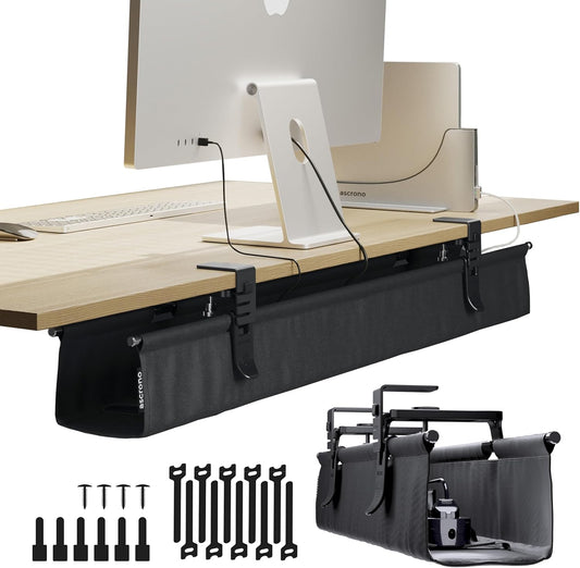 Kabelmanagementgoot Onder Bureau – Kabelgoot – Kabelorganizer – Kabelhouder – Kabelbak – 103,1 cm – Tot 30 kg