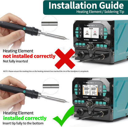 YIHUA 992D-II 2-IN-1 precisiesoldeerstation en heteluchtpin herwerkstation
