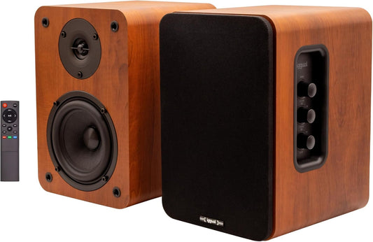 iggual Actieve Bluetooth-luidspreker voor computer, 50 W, luidspreker 2.0. - Home Studio. - Connectiviteit: Bluetooth 5.3, USB, 2 x RCA (stereo), HDMI ARC, optische digitale afstandsbediening