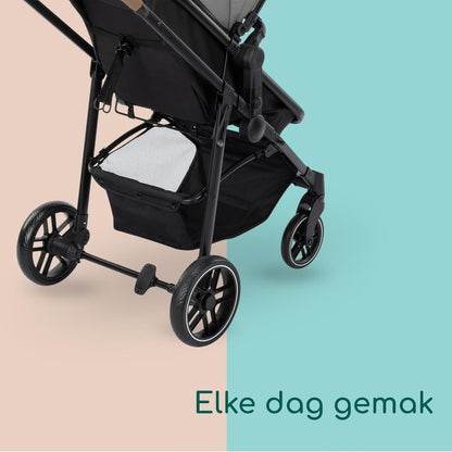 Bebeconfort Haze Trio Lux, 3 in 1 Kinderwagen Set Met Autostoeltje (i-Size), 0-4 jaar (max. 22 kg), 2-in-1-Zitting, Vlakke Ligstand, Compact Inklapbaar, Lichtgewicht Combi Wandelwagen, Tinted Grey