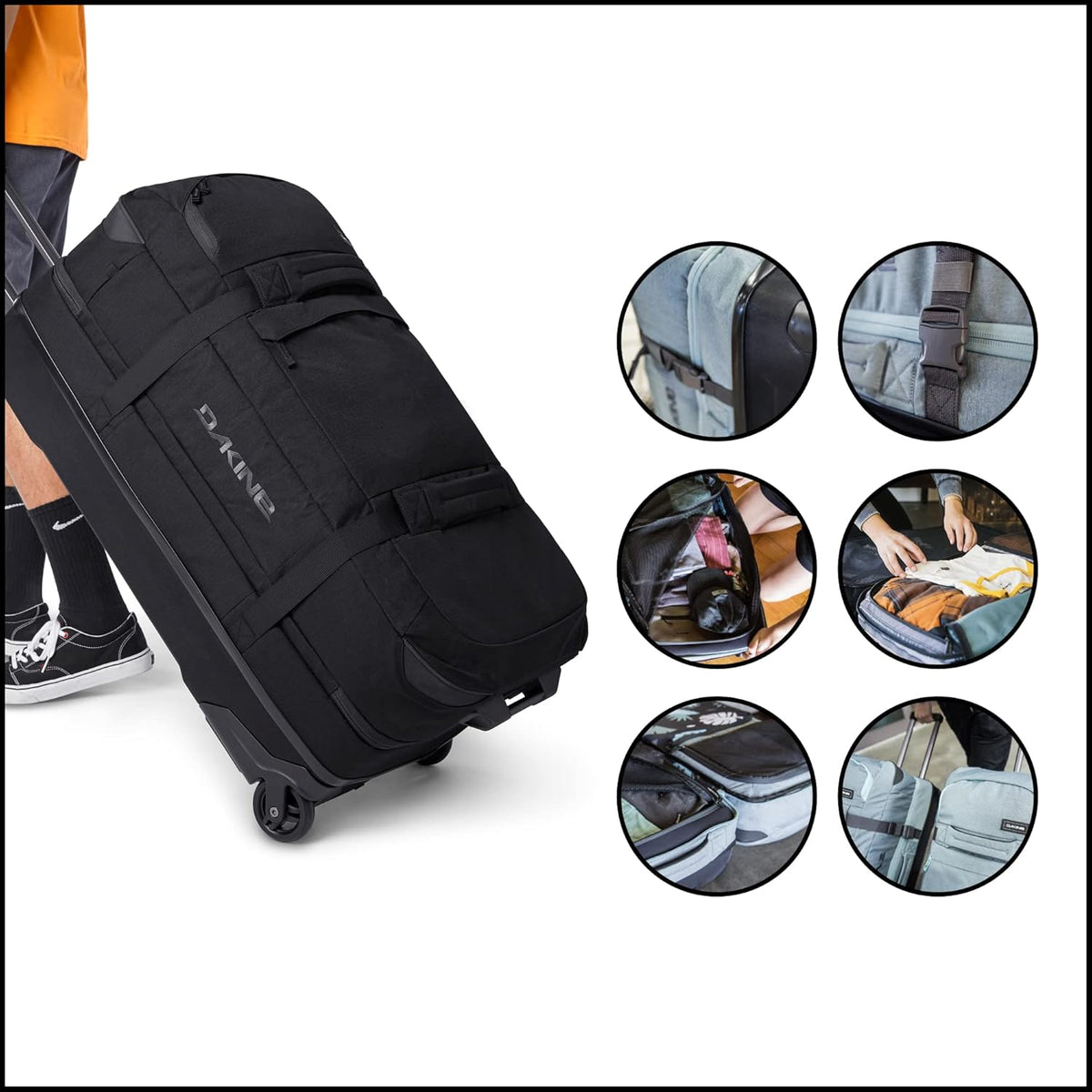Dakine Split Roller 110L Reistas, Koffer