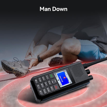 Retevis Ailunce H1 DMR Walkie Talkies, Talk Alias Radiocommunicatie, Naadloze Interacties, APRS/GPS, 50w Contact, 2900mAh Batterij, Dual Band Ham Radio voor Noodhulp (2 Stuks)