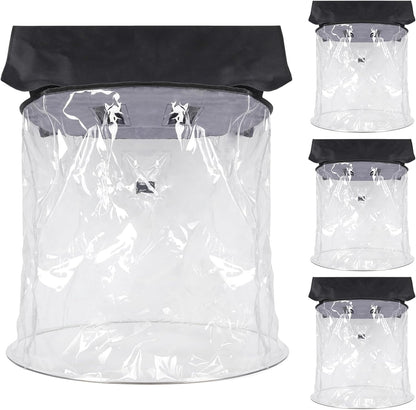 WECAN Professionele regenbescherming voor moving-heads, waterdichte en stofdichte accessoires voor podiumverlichting, transparante regenbescherming voor verticaal hangende podium moving-heads