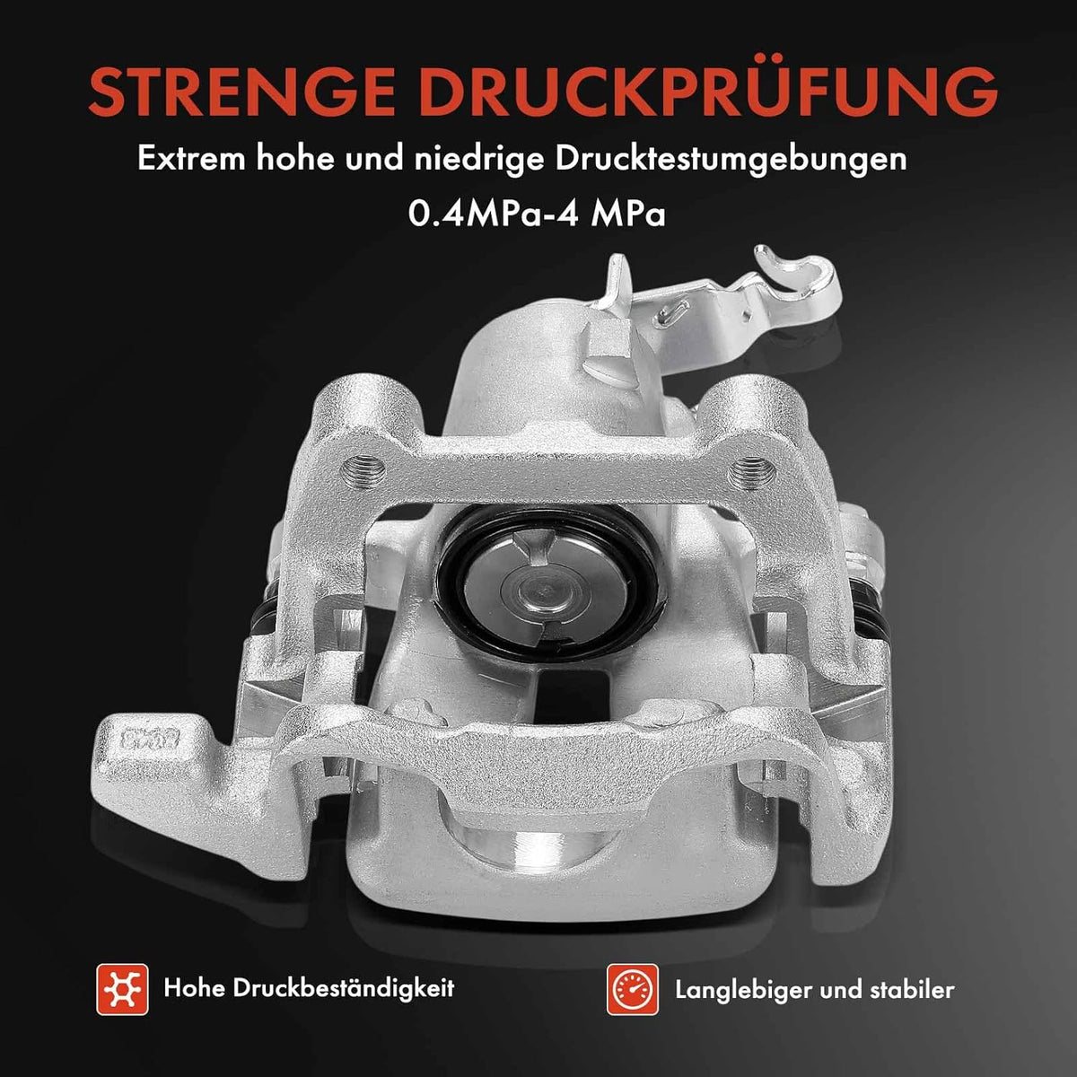 Frankberg 1K0615423C Remklauw compatibel met J.e.t.t.a 2005-2010 Golf A3 Brake Caliper Wiht Bracket One Side 1 piston Rear Links en Rechts Set van 2 stuks Vervanging # 1K0615423C