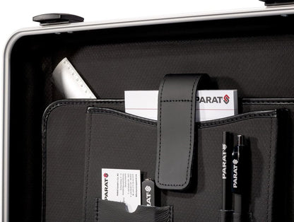 Parat Werktas PARADOC Attache-koffer (gevoerde bodemschaal, documentenvak; klemvak; materiaal: ABS-kunststof; zwart (leeg - zonder inhoud))