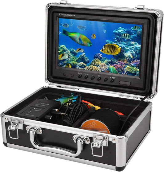 Fishfinder Videocamera Kit Waterdichte 30 m kabel 9 inch DVR met 30 meter kabel voor gebruik onder water(European regulations) underwater camera fishing unterwasserkamera zum angeln Cámaras espía