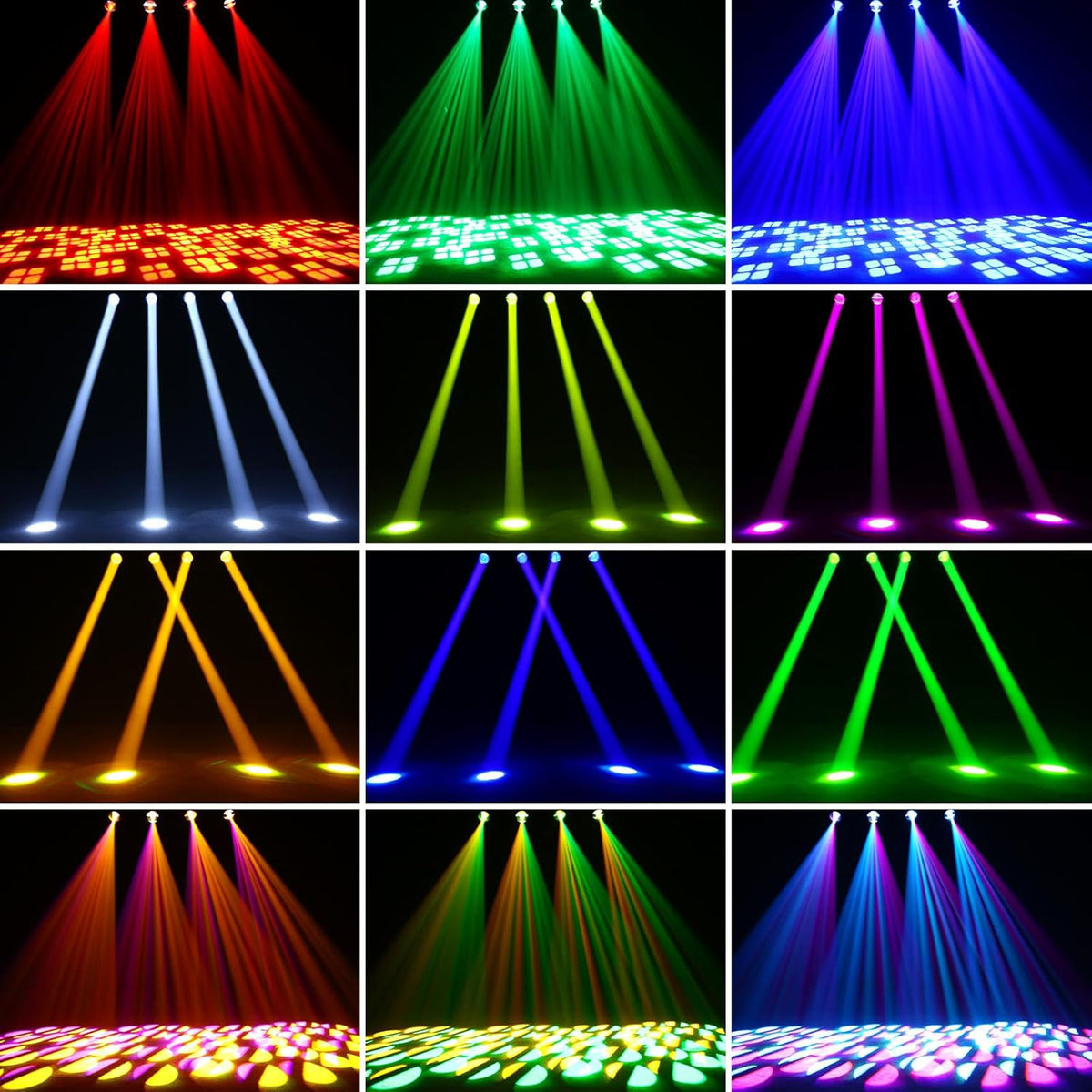 150W Moving Head LED DMX512 Spot Beam RGBW Wash GOBO 18 Prisma DJ Disco Stadion Feestlicht voor Bruiloft Lichtshow Bar Club Kerstmis