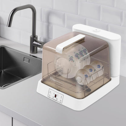 Mini-vaatwasser met 6 liter watertank, tafelvaatwasser voor camping en Tiny House - draagbare vaatwasser met / zonder wateraansluiting voor camper, boot en slaapzaal