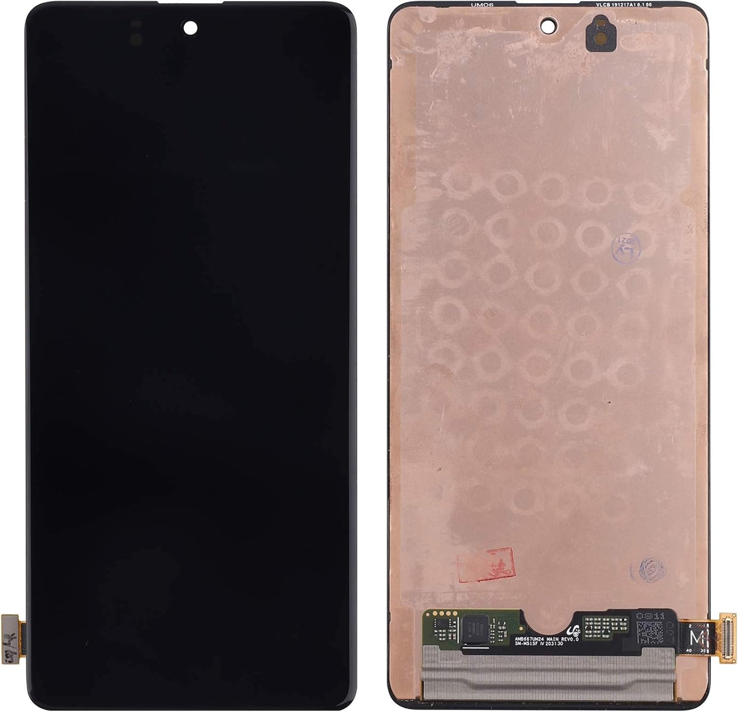 AMOLED Compatibel met Samsung Galaxy M51 SM-M515F, SM-M515F/DSN (zwart zonder frame) LCD-display touchscreen scherm digitizer montageglas + gereedschap