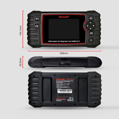 iCarsoft VAWS V2.0 diagnoseapparaat
