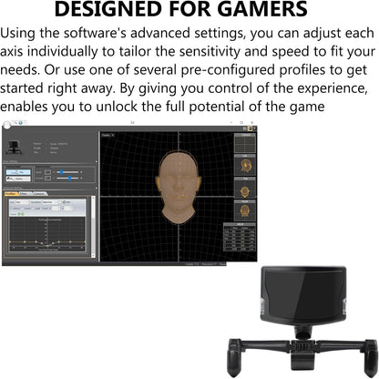 Head sight tracker voor TrackNP / IR 5 6DOF Head Tracking Gaming Professional Head Posture Optical Infrared Tracking System, Game Controller als VR Voor ArmA DCS DiRT F1 Euro Truck Flight Simulator