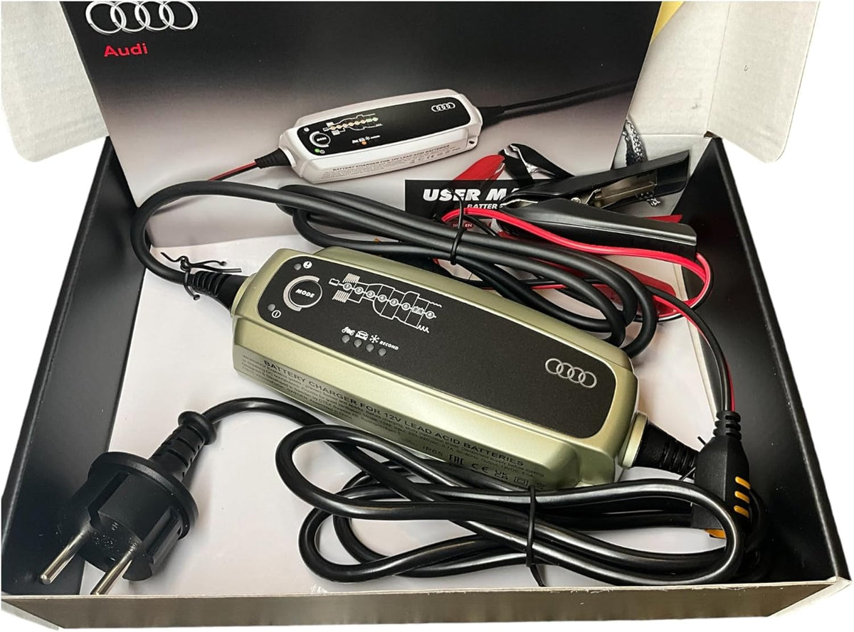 Audi 420093050C batterij-onderhoudsapparaat met contourstekker, 220 V-240 V