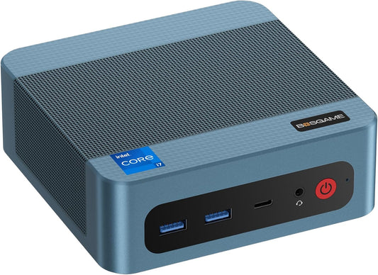 BOSGAME P2 Plus Gaming-pc, met Intel Core i7-12700H processor, 14C/20T (tot 4,7 GHz), 32 GB RAM 512 GB SSD