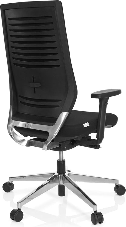 HJH OFFICE 608840-P PRO-TEC 700 draaistoel stof, zwart/oranje zwart