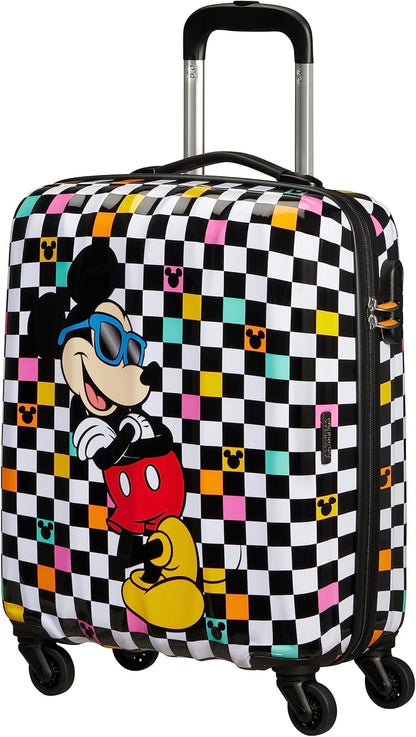 American Tourister Hypertwist, Spinner S, Hand Bagage, 55 cm, 36 L, veelkleurig (Mickey Check)