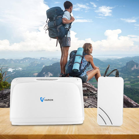 NT-03 - Zuurstofconcentrator - Oxygen Concentrator - Zuurstof Generator - Zuurstofpomp - Luchtreiniger - Pollen - Zuurstof - Draagbaar - 96% Concentratie - 3L/min - Wit