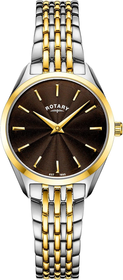 Rotary Ultra Slim - LB08011/49, Bruin, 27mm, Modern