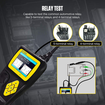 Elektrische Systeemtester – Circuit Tester – Diagnosetester – Multimeter – Oscilloscoop – Voor Auto’s 9V-30V – 2,4 Inch LCD-kleurenscherm