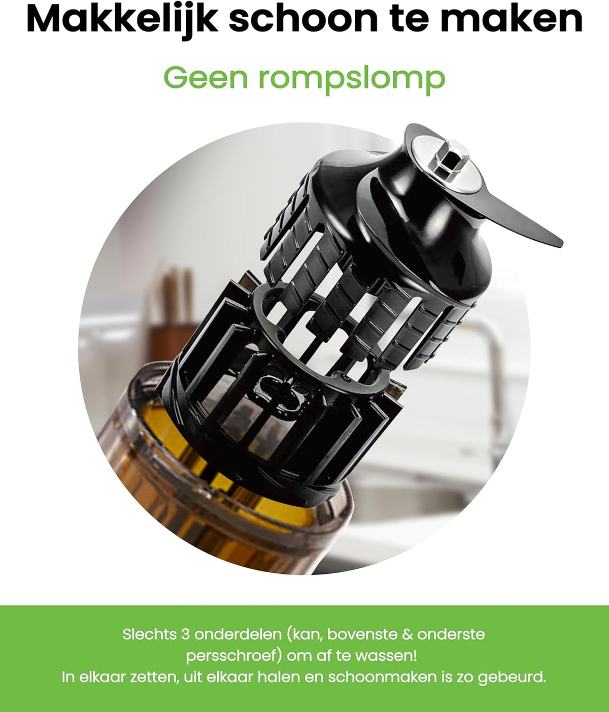 HUROM | Sapcentrifuge | sapcentrifuge voor groenten en fruit | H310A | koude pers | stille motor | gemakkelijk te reinigen | compact design | 220 ml | 100 watt | BPA-vrij (houtskool)