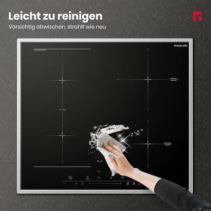 Inductiekookplaat – Inbouwkookplaat – Elektrische kookplaat – Kookplaat met flexibele zone – 60 cm – 4 Pitten – PowerBoost functie – 7000 W vermogen