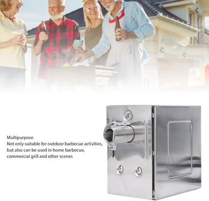 Grill Rotisserie Motor, 45W RVS Universele Elektrische Rotisserie Spit Motor, 250kg Heavy Duty Vervanging BBQ Rotisserie Motor voor Varken Geit Kip Rotisserie Roaster (EU-stekker