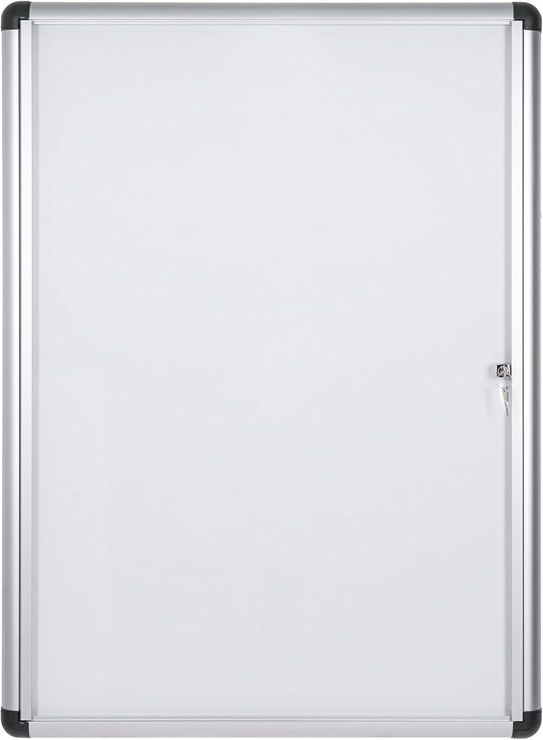 Bi-Office Enclore Extra Magnetische Vitrinekast, Geanodiseerd Aluminium Omlijsting, Verticaal 9xA4