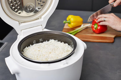 Yum Asia Fuji rijstkoker met inductieverwarming (IH) en keramische kom (5 kopjes, 1,0 liter), 7 rijstkookfuncties, 5 multicooker-functies, led-display, 220-240 V