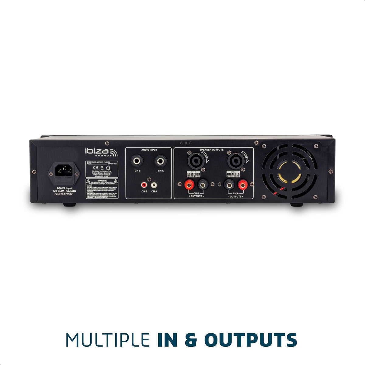Ibiza - AMP1000-MKII - DISCO VERSTERKER 2 X 800W