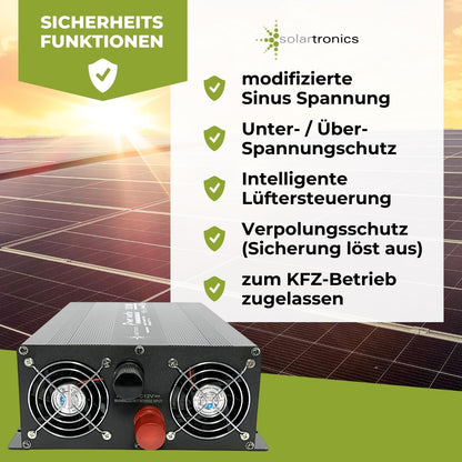 Spanningsomvormer 3000 Watt 12-230 V