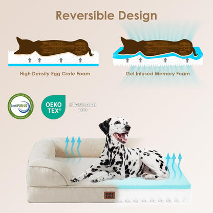 Hondenmand – Hondenbed – Dierenmand – Hondenkussen – Hondensofa – Orthopedisch – Memory Foam – Wasbare Hoes – Waterdicht – Antislip
