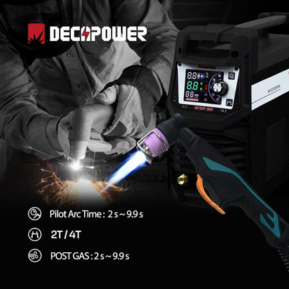DECAPOWER HF CUT-50P 50Amps 220V Pilot Arg Plasma Snijmachine Met Driver Slagboog Snijden (Standaard Accessoires)
