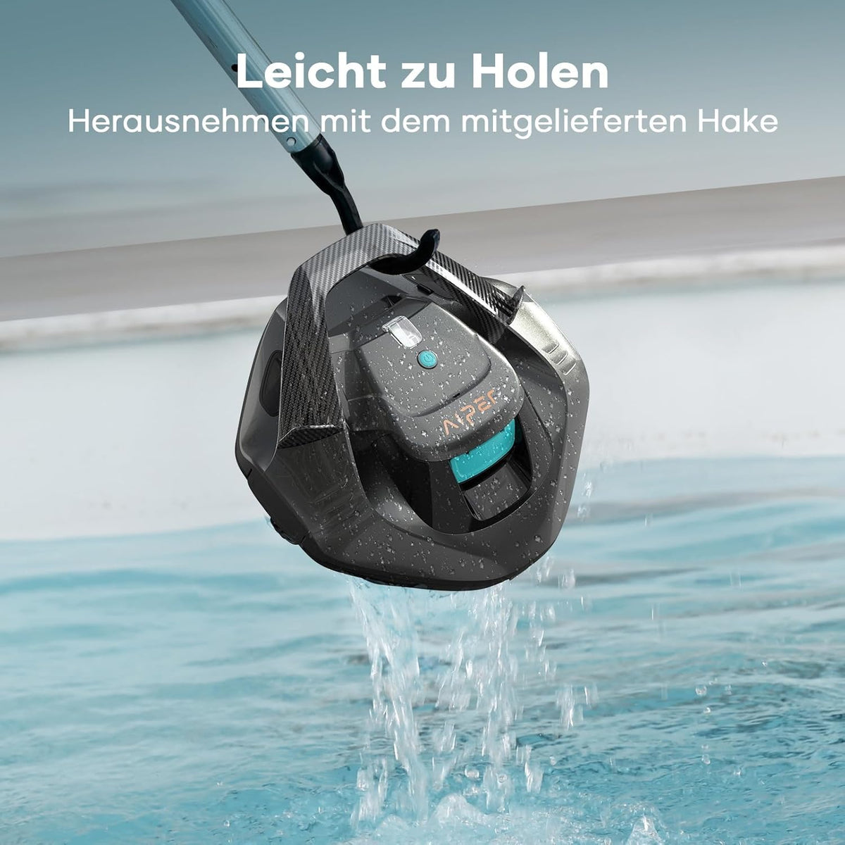 Zwembadrobot – Zwembadreiniger – Zwembadstofzuiger – Pool Cleaner – Draadloze Zwembadrobot – Automatisch Parkeren – 90 Minuten Werkduur – Geschikt Voor Zwembaden Tot 80 m²