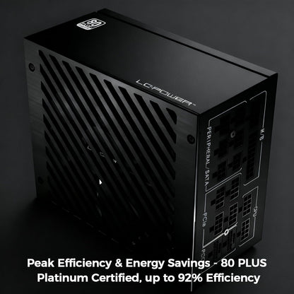 LC-POWER ATX 3.1 voeding, 1000 W, PCIe 5.1