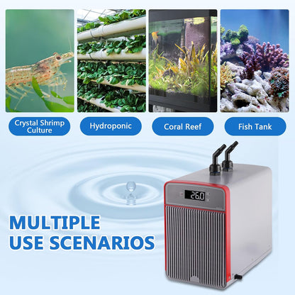 Aquarium Waterkoeler – Aquarium Chiller – Vistank Chiller – Waterkoeler – Aquarium Koeler – Tot 160 Liter – Stil Ontwerp