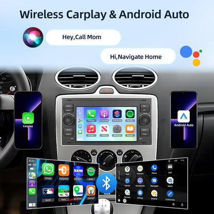 Android Autoradio – Android Autostereo – Multimedia Systeem – Navigatiesysteem – Carplay Radio – Wireless Carplay & Android Auto – 4GB RAM + 64GB Opslag – Achteruitrijcamera Ondersteuning