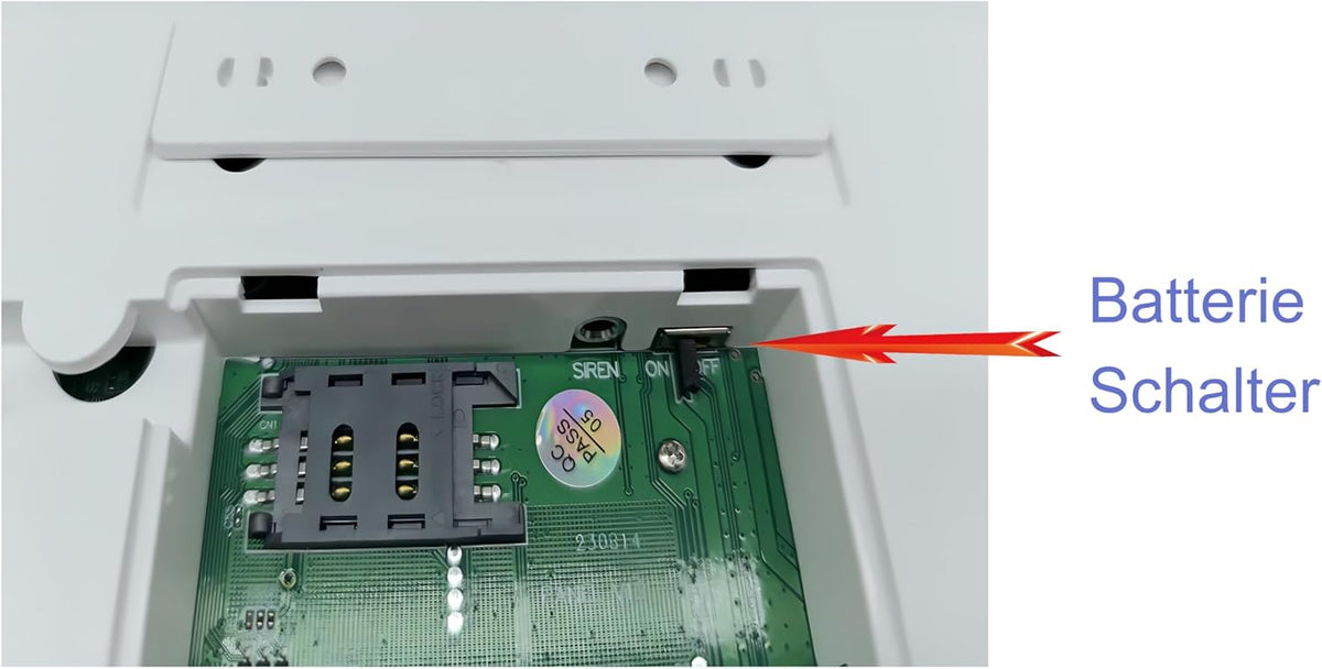 GSM/WLAN alarminstallaties, compleet systeem met bewakingscamera's, TECPEAK alarmsysteem huis, huisbeveiligingsset (KIT1)