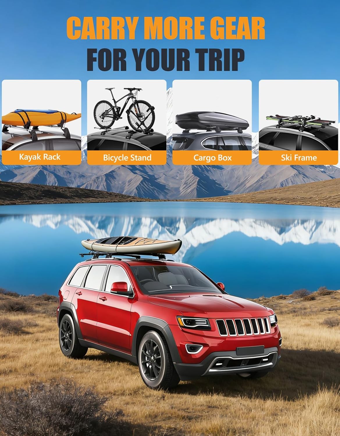 dakdrager voor 2011-2021 Grand Cherokee